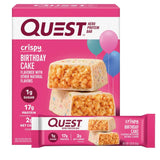 Quest Nutrition Crispy Cookies & Cream Hero Protein Bar, 18g Protein, 1g Sugar, 3g Net Carb, Gluten Free, Keto Friendly, 4 Count