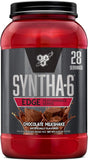 BSN SYNTHA-6 Edge Protein Powder, Chocolate Milkshake, Hydrolyzed Whey, Micellar Casein, Milk Isolate, Low Sugar, 24g Protein, Milkshake, 48 Servings