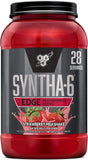 BSN SYNTHA-6 Edge Protein Powder, Chocolate Milkshake, Hydrolyzed Whey, Micellar Casein, Milk Isolate, Low Sugar, 24g Protein, Milkshake, 48 Servings