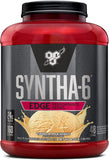 BSN SYNTHA-6 Edge Protein Powder, Chocolate Milkshake, Hydrolyzed Whey, Micellar Casein, Milk Isolate, Low Sugar, 24g Protein, Milkshake, 48 Servings