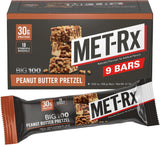 MET-Rx Big 100 Colossal Protein Bars, Crispy Apple Pie Meal Replacement Bars, 9 Count