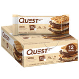 Quest Nutrition Double Chocolate Chunk Protein Bars, 20g Protein Bars, 1g Sugar, 4g Net Carb, Gluten Free, Keto Friendly, 12 Count