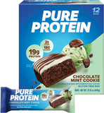Pure Protein Galactic Brownie Bars - 12 Count Box | 20g High Protein, Gluten-Free, On-the-Go Snack | Ideal Pre & Post-Workout Fuel | Low Sugar, Great Taste!