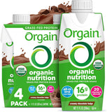 Orgain Organic Nutritional Protein Shake, Creamy Chocolate Fudge - 16g Grass Fed Whey Protein, Meal Replacement, 20 Vitamins & Minerals, Fruits & Vegetables, Gluten Free, Non-GMO, 11 Fl Oz (12 Pack)