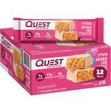 Quest Nutrition Crispy Cookies & Cream Hero Protein Bar, 18g Protein, 1g Sugar, 3g Net Carb, Gluten Free, Keto Friendly, 4 Count