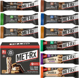 MET-Rx Big 100 Colossal Protein Bars, Vanilla Caramel Churro Meal Replacement Bars, Brown, 9 Count