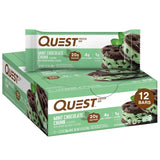 Quest Nutrition Double Chocolate Chunk Protein Bars, 20g Protein Bars, 1g Sugar, 4g Net Carb, Gluten Free, Keto Friendly, 12 Count