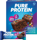 Pure Protein Bars, High Protein, Nutritious Snacks to Support Energy, Low Sugar, Gluten Free, Chocolate Peanut Caramel, 1.76oz, 12 Count (Pack of 1) (Packaging May Vary)