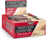 BSN Protein Crisp Bar, Peanut Butter Crunch, 20 Gram Protein Snack Bars with Whey and Fiber, Gluten-Free Crunchy Energy Bars for Workout, Fitness, On-the-Go, 12 Count