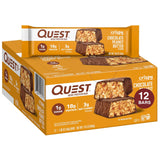 Quest Nutrition Crispy Cookies & Cream Hero Protein Bar, 18g Protein, 1g Sugar, 3g Net Carb, Gluten Free, Keto Friendly, 4 Count