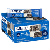 Quest Nutrition Crispy Cookies & Cream Hero Protein Bar, 18g Protein, 1g Sugar, 3g Net Carb, Gluten Free, Keto Friendly, 4 Count