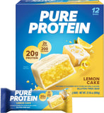 Pure Protein Galactic Brownie Bars - 12 Count Box | 20g High Protein, Gluten-Free, On-the-Go Snack | Ideal Pre & Post-Workout Fuel | Low Sugar, Great Taste!